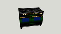 PDN-1207D-E3 (Green) - Brass Handles