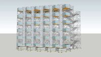 vertical spectators stand V1