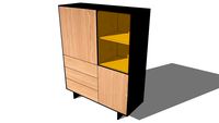 QUARTZ CUPBOARD, REF 3904, Michel Ferrand