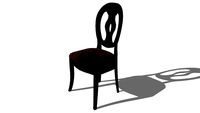 Chaise Lyre, REF C66, Michel FERRAND