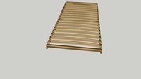 Slatted bed base