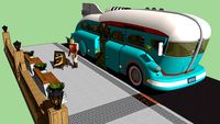 GM Rocket Inspired Bus 1936