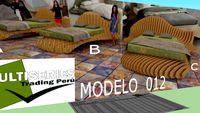 parametric furniture - CAMA 12 bed - planos de despiece en dxf y cdr CNC laser cut