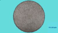 TAPETE WOOLABLE BLACK TEA 160 CM - LORENA CANALS - MIMOO TOYS