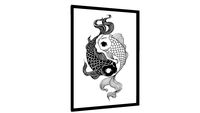 Quadro Carpas Yin Yang - Galeria9, por Galeria9