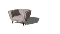 ZAGO Fauteuil Tissu BERYL-ARM091