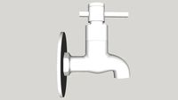 ARBO LO-1902 Bib Tap With Wall Flange