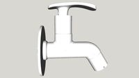 ARBO PS-1702 Bib Tap With Wall Flange