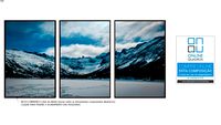 Quadro Múltiplo Série Patagônia T&O Trilha Laguna Esmeralda