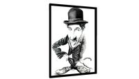 Quadro Charlie Chaplin - Galeria9, por Flávio Miranda