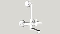 ARBO PR-2120-B Side Handle Wall Mixer 2 In 1 With Wall Flange