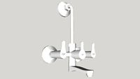 ARBO PR-2120 Wall Mixer 2 In 1 With Wall Flange