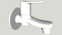 ARBO PR-2102 Bib Tap With Wall Flange