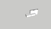Meuble TV escamotable