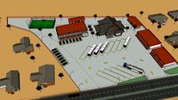 ASO HIGHWAY VEHICLE PARKING LOT AND HOTEL, RESTAURANT, FOOTBALL FIELD, CONVENIENCE STORE, OFFICE