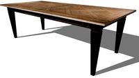 BASTILLE EXTENDABLE DINING TABLE, REF T100, Michel FERRAND