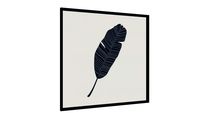 Quadro Blue Leafs off white part square 1 of 4 - Galeria9, por JulioJodas