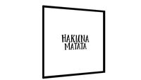 Quadro Hakuna Matata quadrado - Galeria9, por JulioJodas