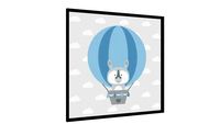Quadro Balão com Rinoceronte - Galeria9, por All Leafman