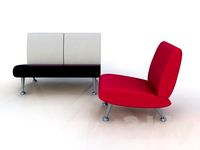 armchair and sofa foster