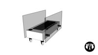 Lareira Ecológica Portátil 60cm Branca