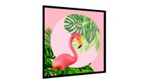 Quadro Flamingo Tropical - Galeria9, por Taise Pimentel
