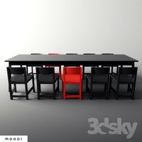 Moooi / AVL Table / AVL Shaker Chair