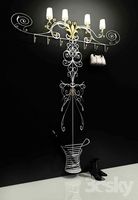 wrought hung + zontnica + Sconce