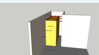 Giá để đồ có 4 cánh - gỗ tự nhiên và công nghiệp kết hợp