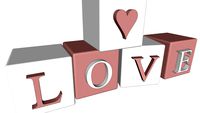 Adorno - Blocos Love