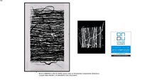 conjunto de 2 quadros abstratos preto e branco