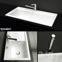 Duravit - Kitchen sink Kiora 60L XL Countertop basin. # 7521100000