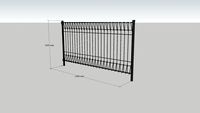 FENCE BRC L.2,5m x H.1,2m