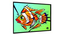 Quadro Peixe Palhaço - Galeria9, por GARU