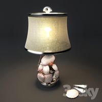 Lamp with shells