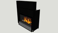 Barbas Evolux 100-45 with 3-sided frame with firescreen