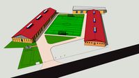 Shade buildinng with canteen& play ground By MD: IMRUL KAYES