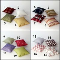 a set of 16-pillows