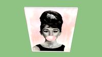 audrey hepburn canvas print