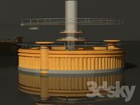 Bar counter in the Russian style