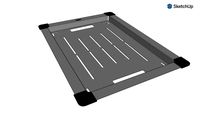 Bandeja Perfurada Tramontina Design Collection em Aço Inox 43x32 cm Ref: 94532/022