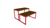 Table de bureau FLAMINGO - double hauteur