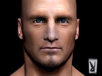 Generic Male Face 3D Model