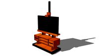 TV EASEL, REF 273, Michel FERRAND