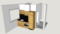 Flush inset solid wood cabinets