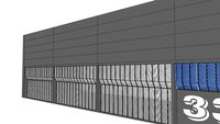 Parede ou Divisória com Perfil de Aluminio H de 10 mm + Alveolar 10 mm