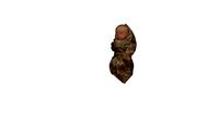 A baby in a rag - asleep