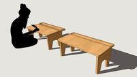 indian writing table