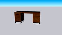 Pottery Barn -- Malcolm 68' Double Pedestal Desk