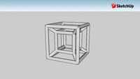 Tesseract X (hypercube)